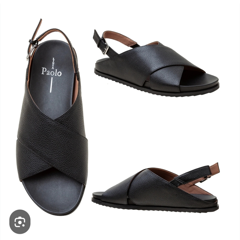 Linea Paola  Women's Blsck Slingback Sandals Size 9M